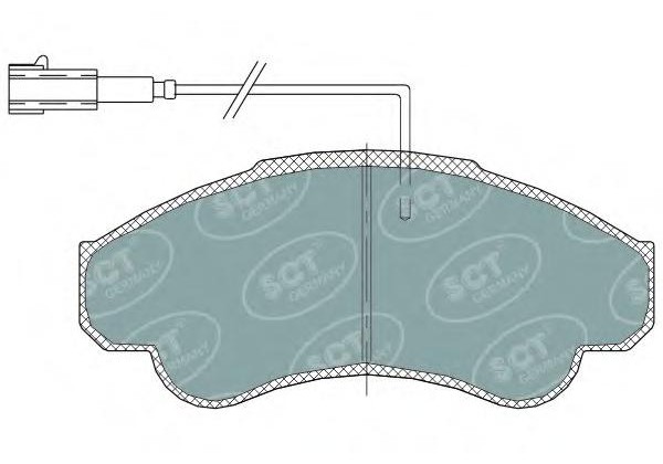 колодки гальмівні передні Citroen Jumper,Peugeot Boxer (94-02г), тип Brembo,для 425244,425245